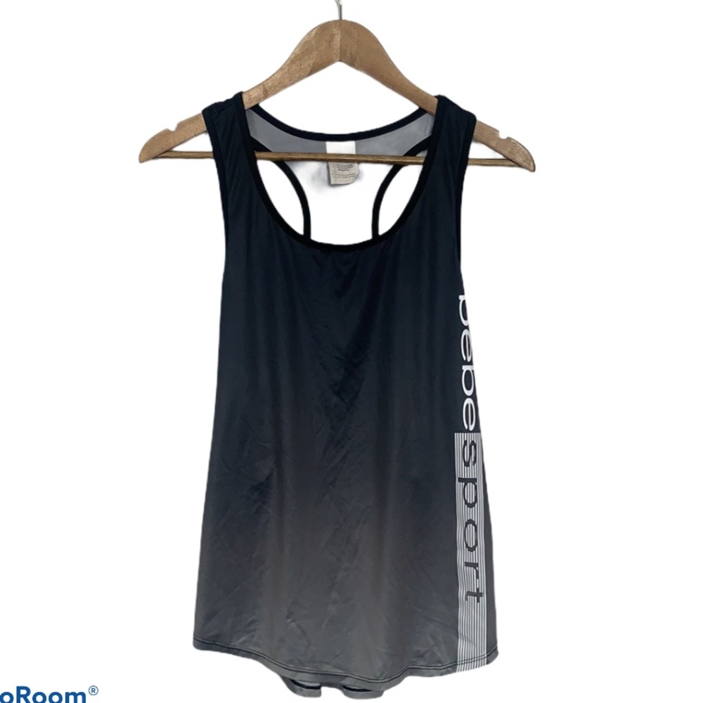 bebe sport Racerback Workout Tank Top Women’s Sz M